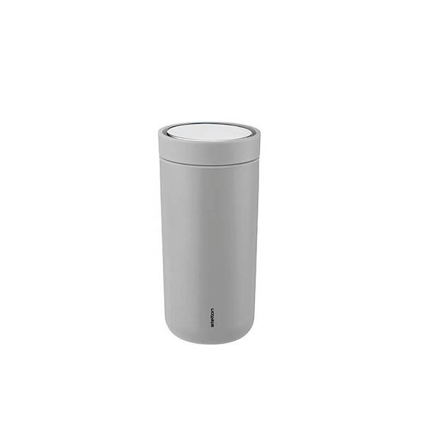 Термочашка Stelton To Go Click, mat light grey, 685-13