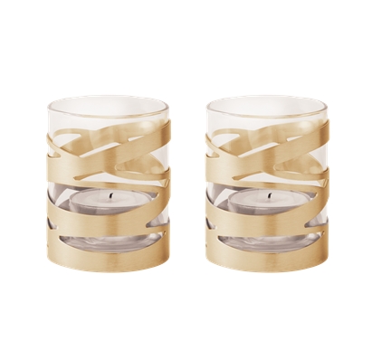 Набір підсвічників 2 предмета  Stelton Tangle tealightholder . Изображение 1