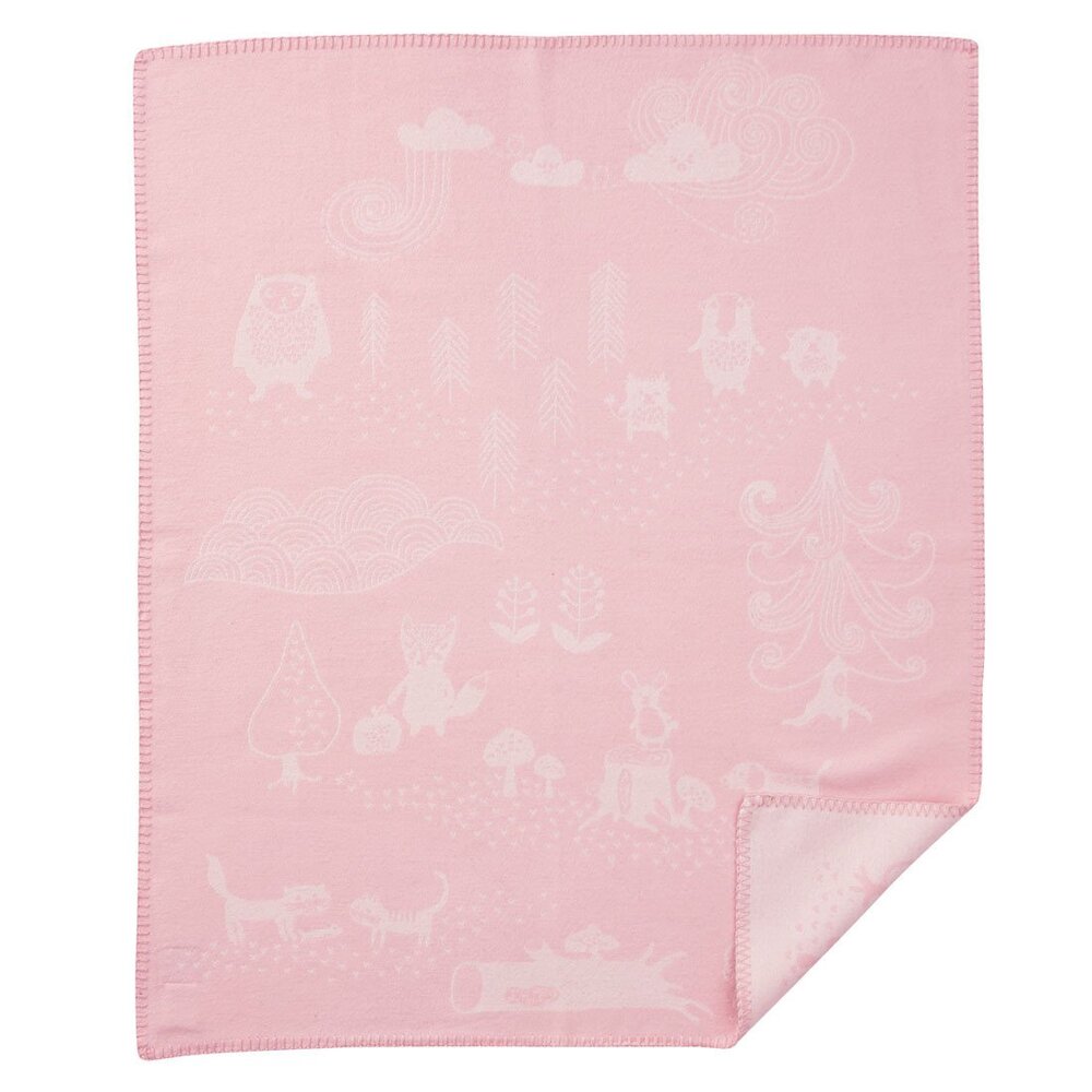 Плед Klippan Little bear rose. Изображение 1