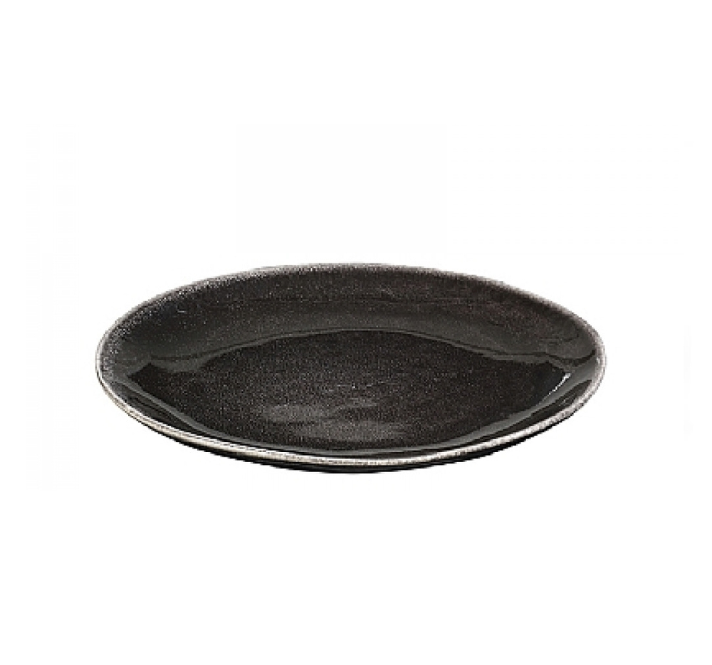Десертна тарілка Broste Copenhagen Nordic coal charcoal. Изображение 1