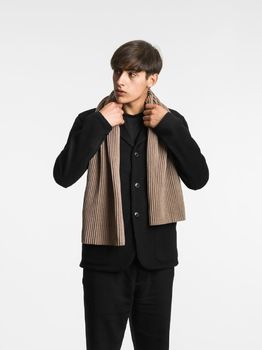 Шарф Design House Stockholm Pleece Short Scarf Black 