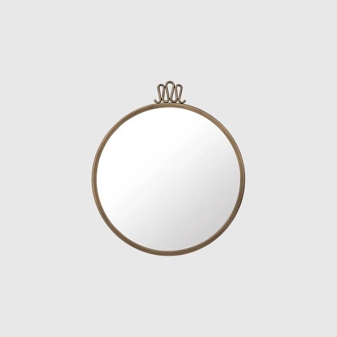 GUBI Randaccio Wall Mirror - Round, 42cm diameter