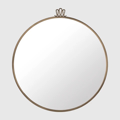 GUBI Randaccio Wall Mirror - Round, 70cm diameter