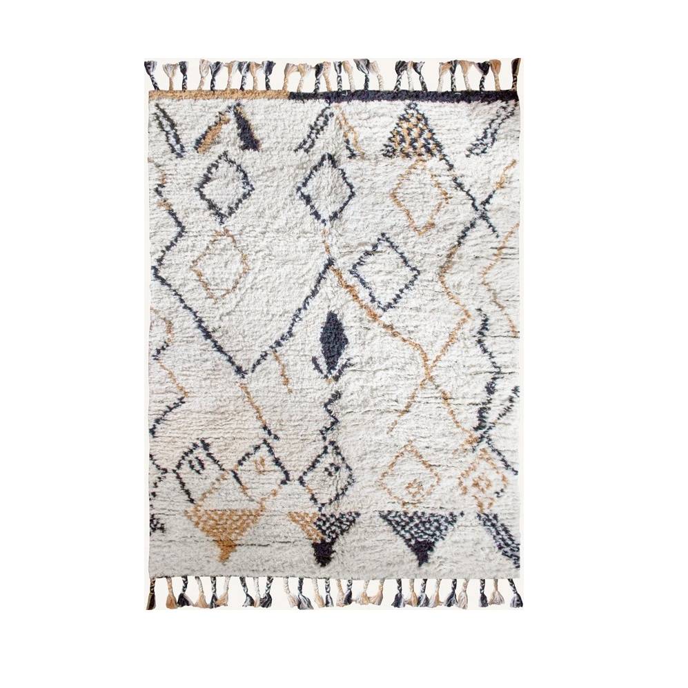Килим Layered MODERN ORIENTAL PATTERNED SHAGGY RUG SAFFRON. Изображение 1