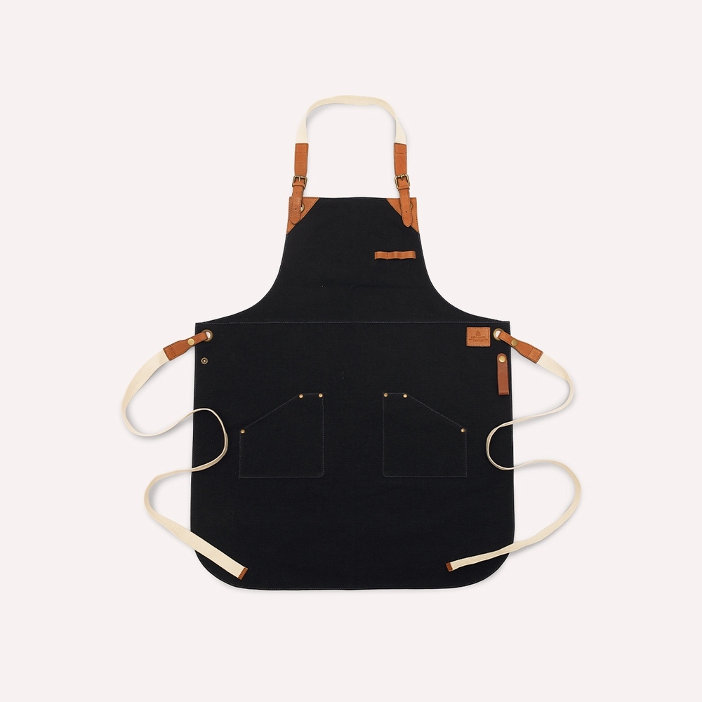 Фартух Röshults BBQ-Apron-Canvas – Canvas Navy Black. Изображение 1