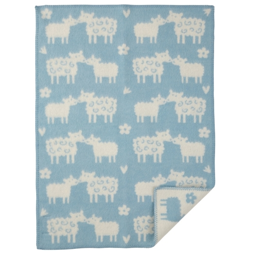 Плед Klippan Baa blue. Изображение 1