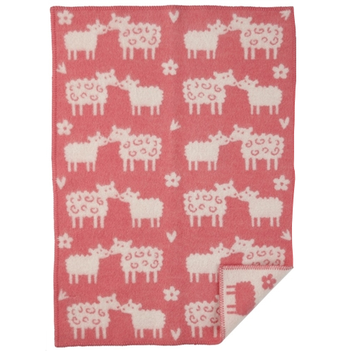 Плед Klippan Baa pink. Изображение 1