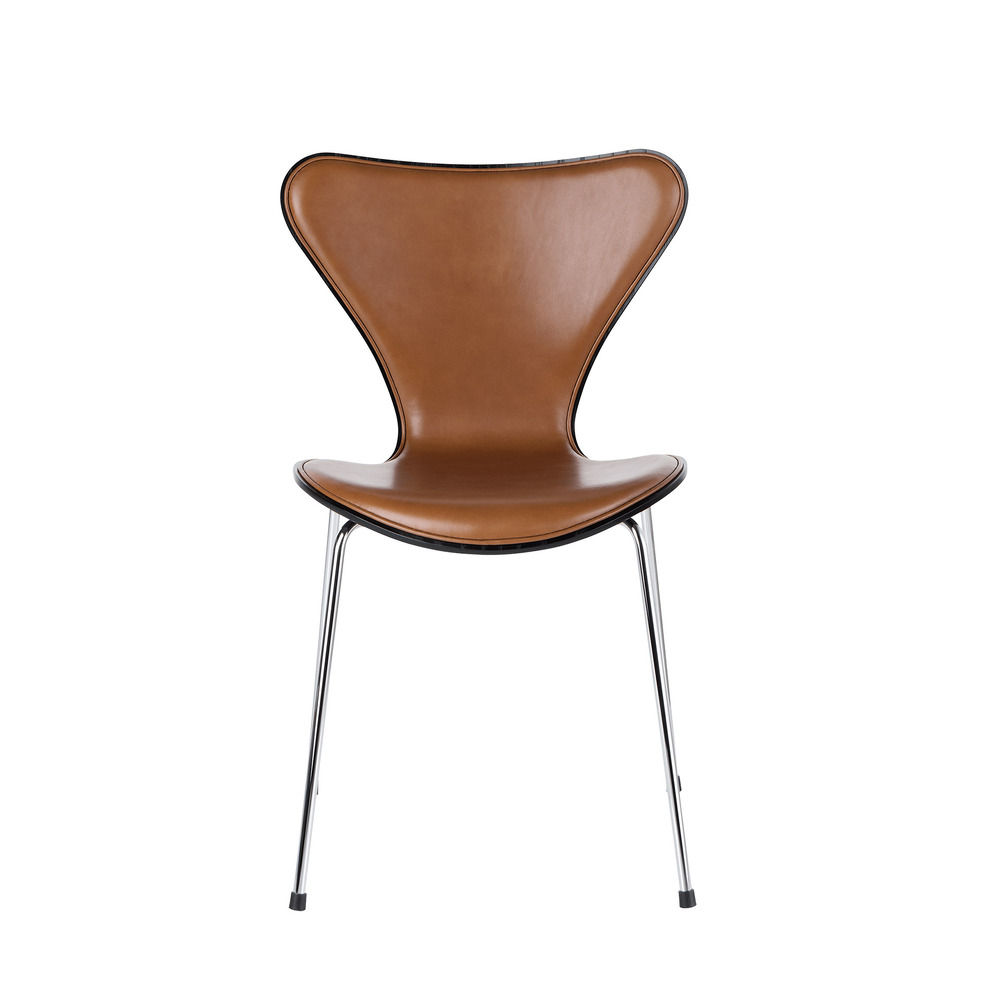 СТІЛЕЦЬ FRITZ HANSEN SERIES 7, FRONT UPHOLSTERED, LEATHER. Изображение 1
