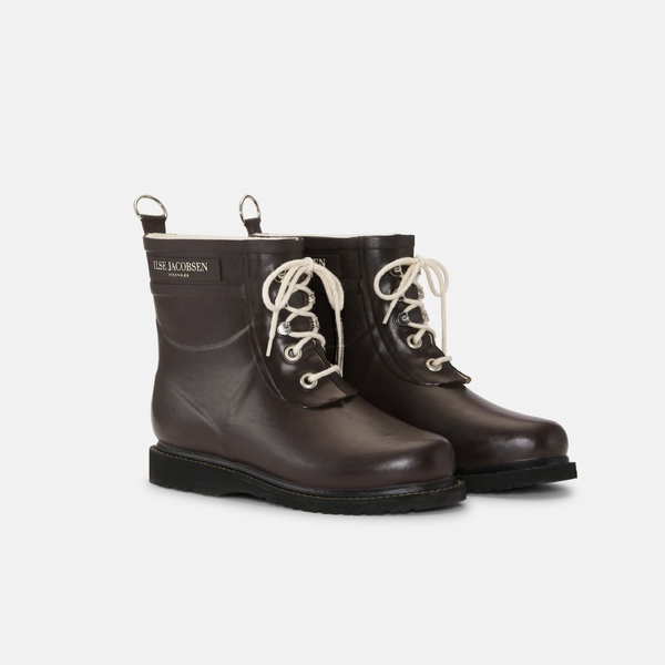 Гумові черевики жіночі Short Rubber Boots 233 Ganache