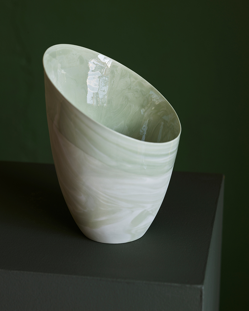 Ваза настольная Ment Skra vase Medium Marmorert. Изображение 1