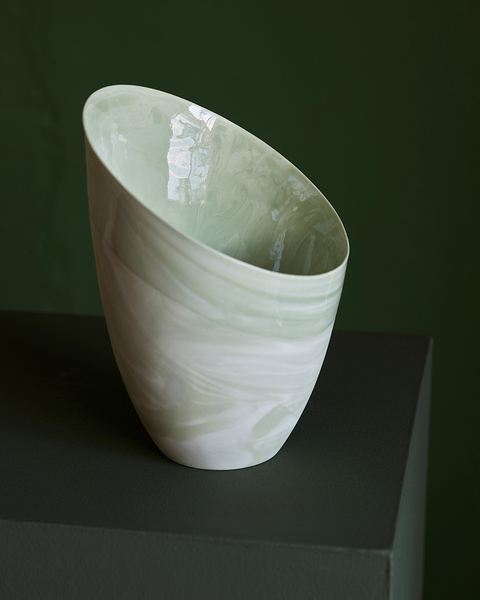 Ваза настольная Ment Skra vase Medium Marmorert