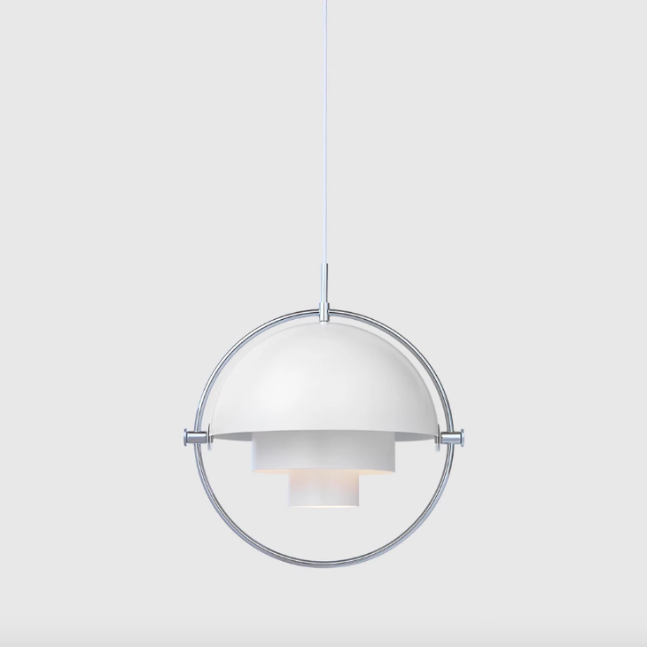 Підвісний світильник GUBI Multi-Lite Pendant - Dia.36 - Chrome Base. Изображение 1
