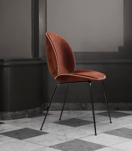 СТІЛЕЦЬ BEETLE DINING CHAIR FULLY UPHOLSTERED. Изображение 1