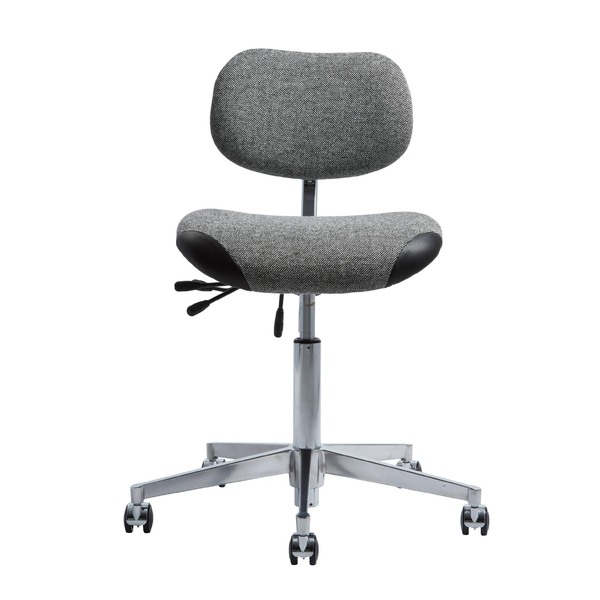 Cтілець Vermund VL66 Office chair, black and white “Hallingdal”