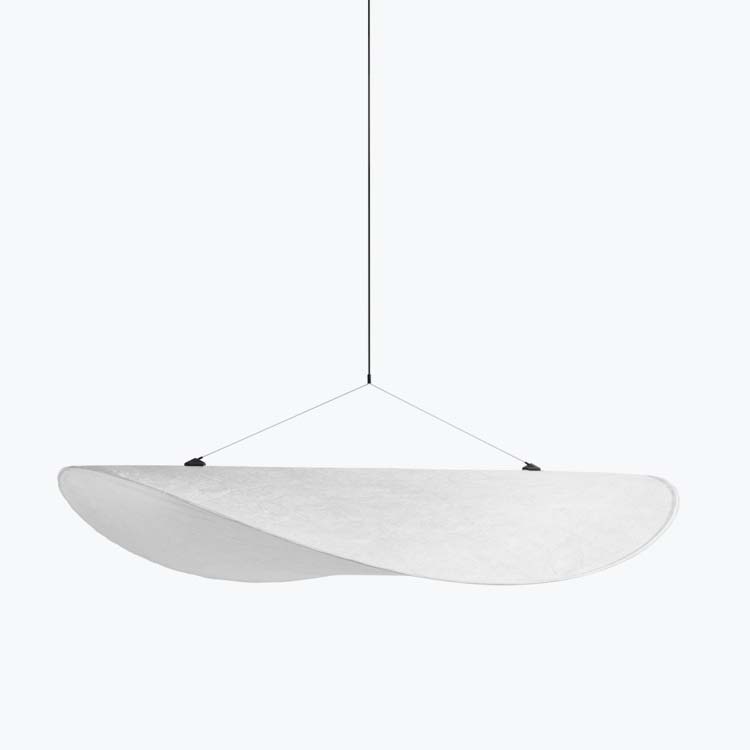 Підвісний світильник New Works Tense Pendant Lamp Ø120, white. Изображение 1