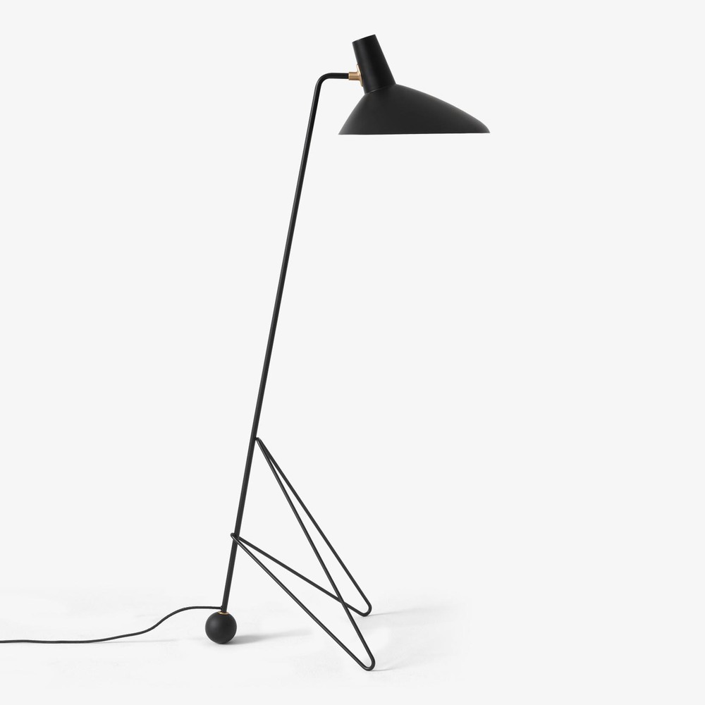 Торшер &Tradition Tripod Floor lamp HM8 black. Изображение 1