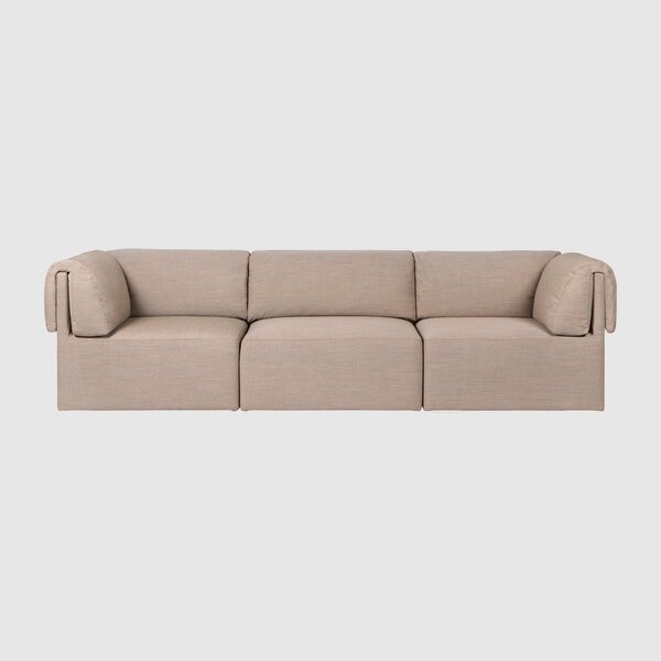 GUBI Wonder Sofa - 3-seater with armrest