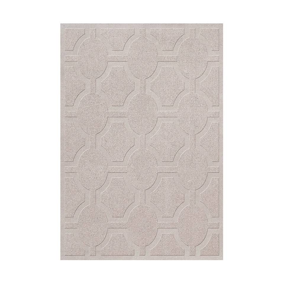 Килим Layered OVALS WOOL RUG OATMEAL. Изображение 1