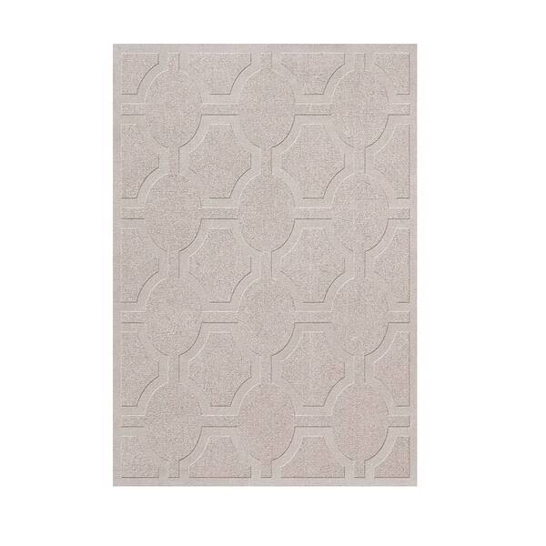 Килим Layered OVALS WOOL RUG OATMEAL