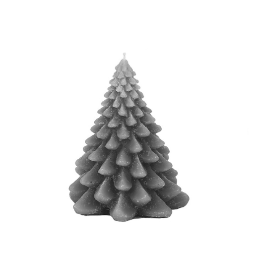Свічка Broste Copenhagen  Christmas tree steel grey 